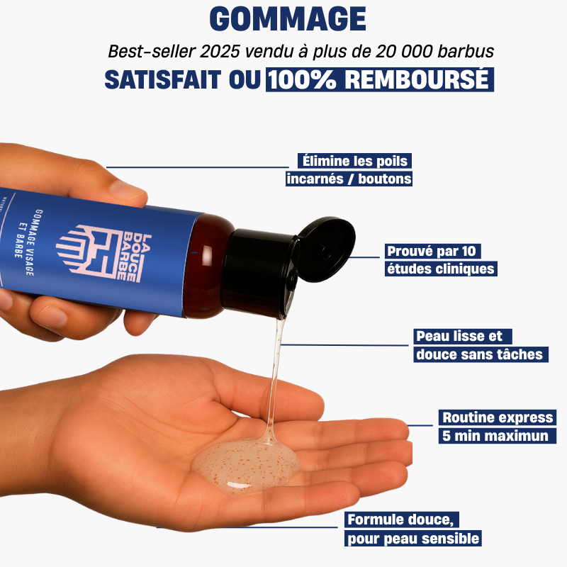 Gommage visage et barbe