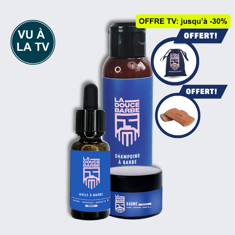 Kit Soin Classique - Baume Shampooing - Huile à Barbe - La Douce Barbe