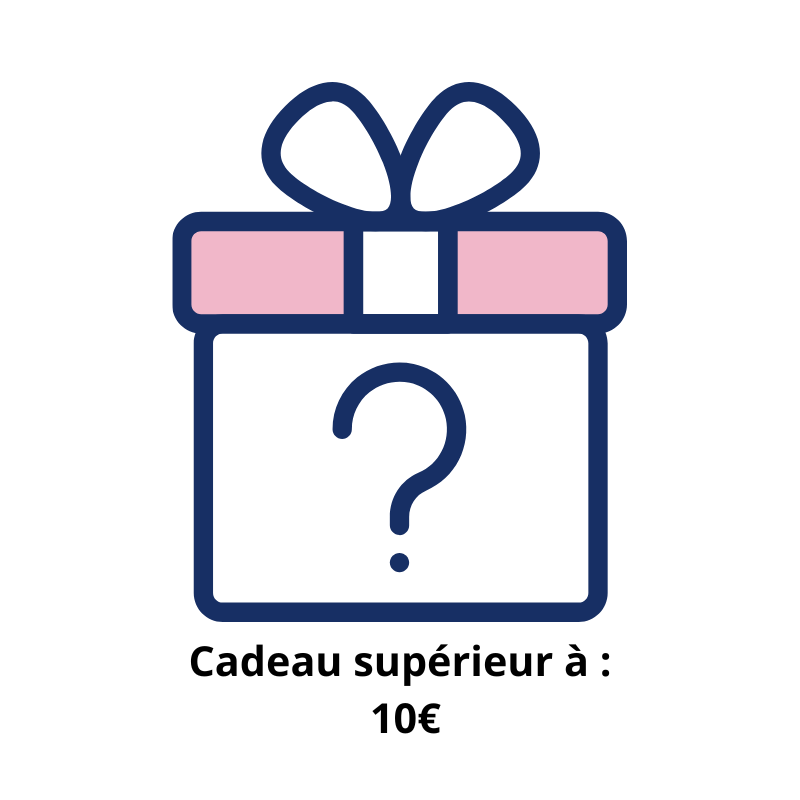 Cadeau mystère supérieur à 10 €