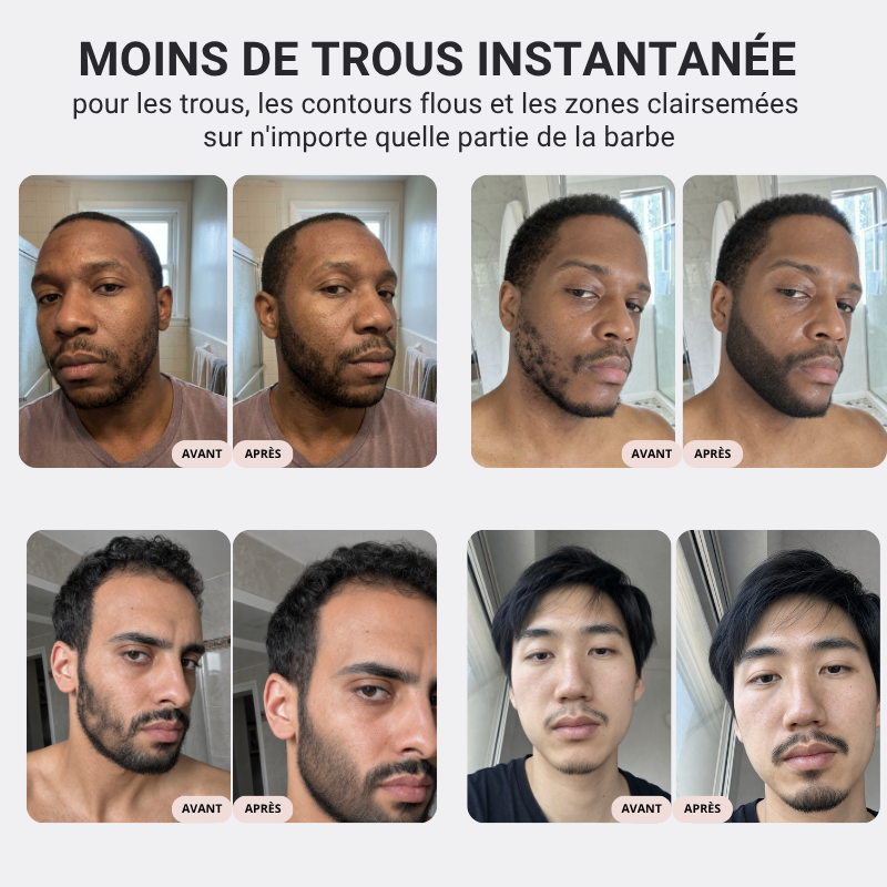 Feutre à barbe - pour combler les trous
