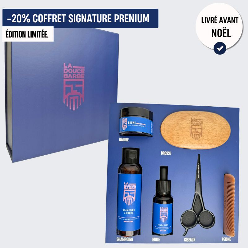 Coffret Barbe &quot;Signature Premium&quot; Entretien au quotidien