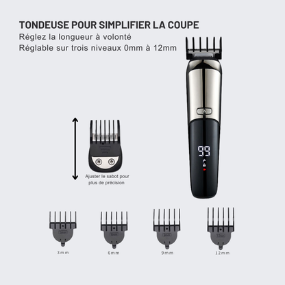 Tondeuse à Barbe Finition Pro + 2 Offerts