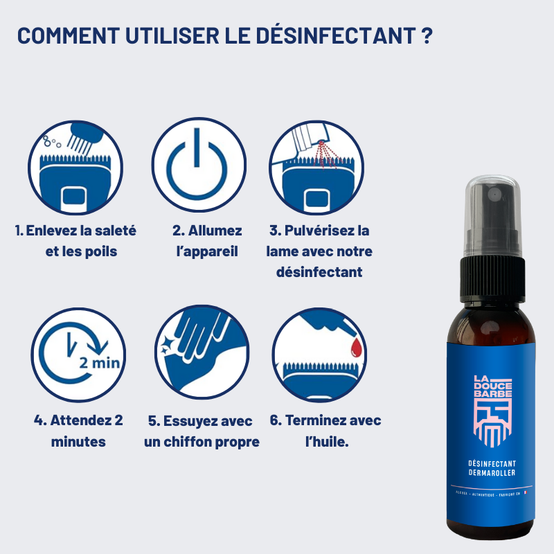 Tondeuse à Barbe Finition Pro + 2 Offerts